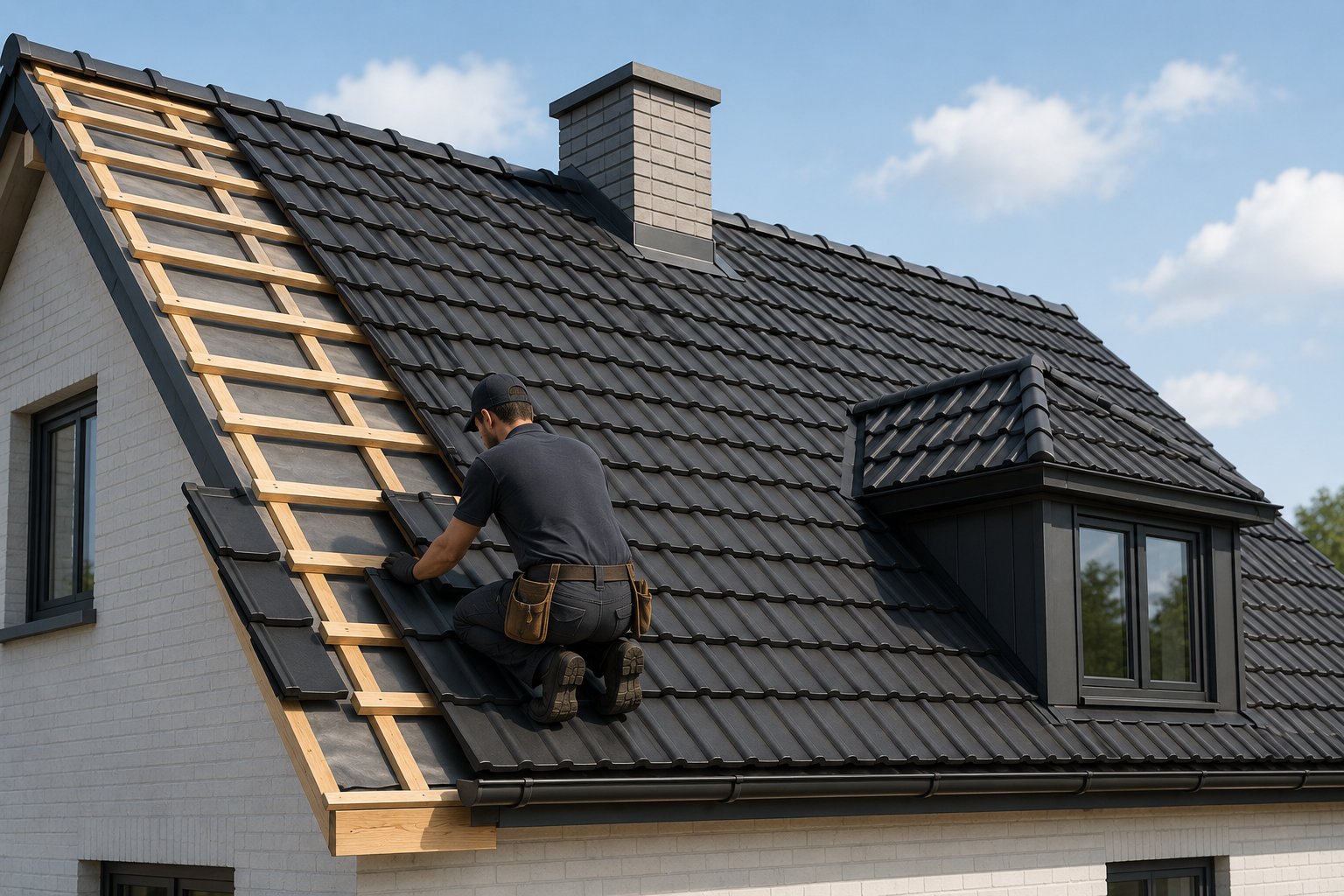 Dakrenovatie door HH Dakwerken